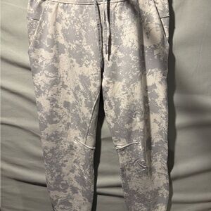 lululemon Men's Light Gray Camo Patterned City Sweat Joggers